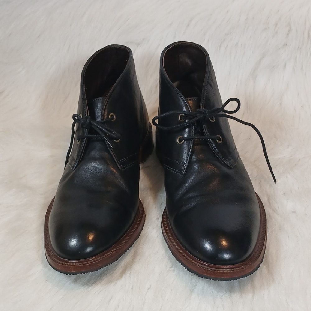Trask Men's Leather Ankle Boots Sz 9.5M Black